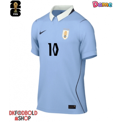 Uruguay Giorgian de Arrascaeta #10 Hjemmebanetrøje Dame VM 2026 Kort ærmer